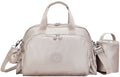 Kipling diaper bag basic plus camama baby bag metallic glow rose gold colored