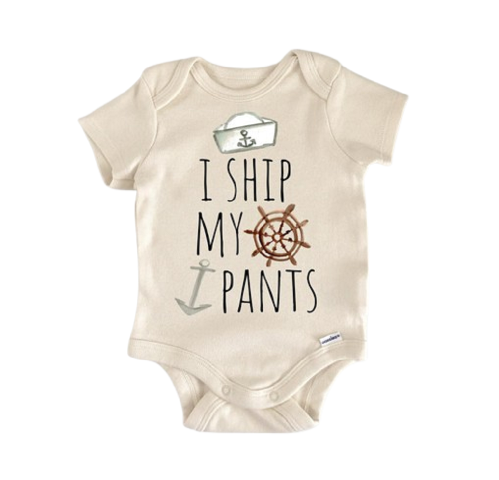 Nautical Summer Beach - Baby Boy Girl Clothes Infant Bodysuit Funny