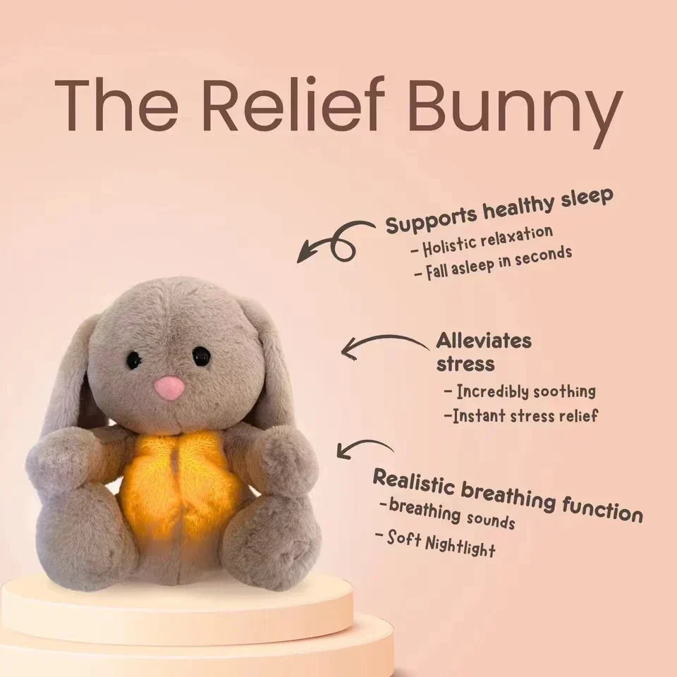 Breathing Teddy Bear With Music & Light