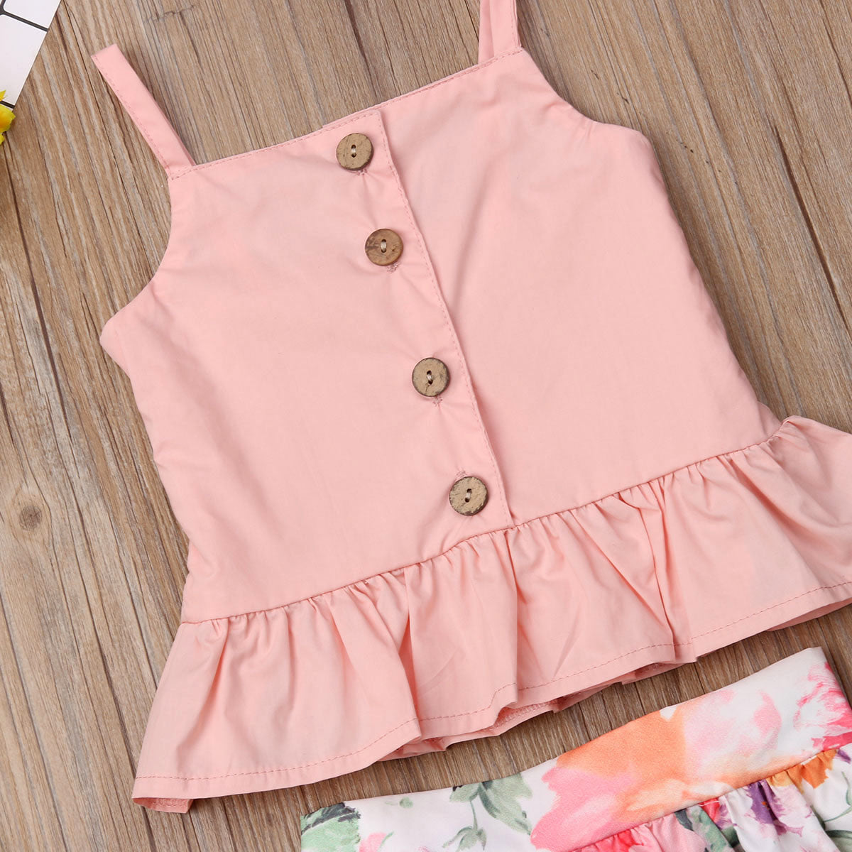 2 6T Baby Girls Floral Clothes Set Summer Toddler