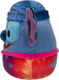 Squishmallows 8''Stitch Tie Dye Wearing Beanie Plush