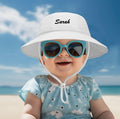 Custom Name Sun‑Hat for Babies — Available in Multicolour & Stripes