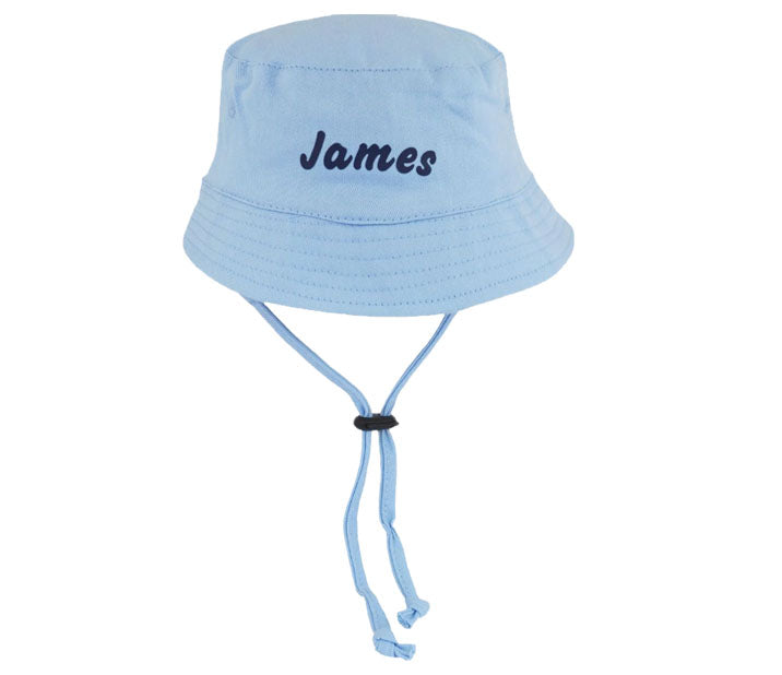 Custom Name Sun‑Hat for Babies — Available in Multicolour & Stripes