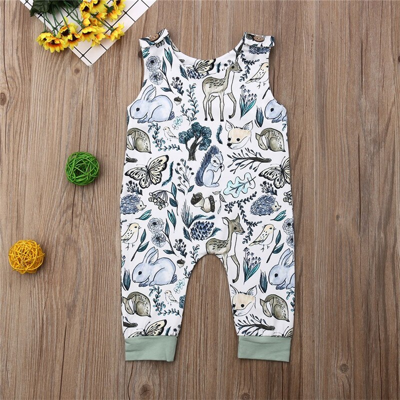 Cute Summer Infant Baby Girl Boy Cotton Clothes