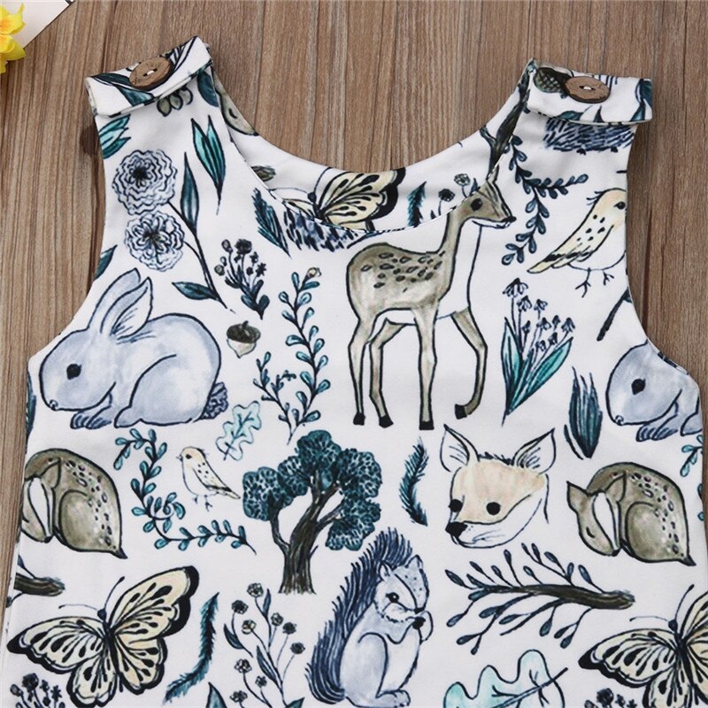 Cute Summer Infant Baby Girl Boy Cotton Clothes