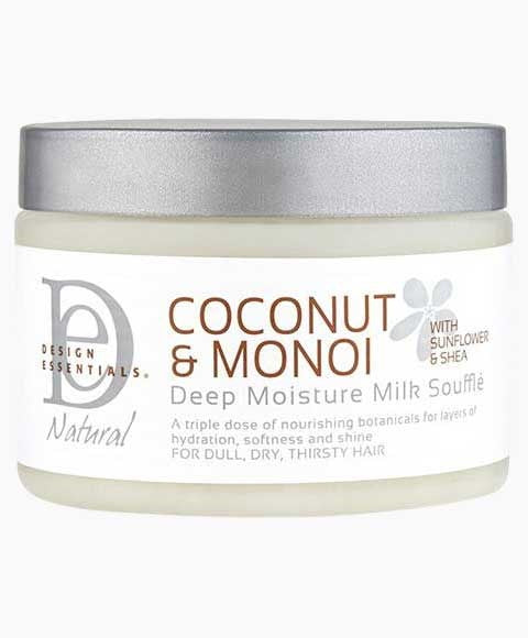 Design Essentials Natural Coconut And Monoi Deep Moisture Milk Souffle 340g
