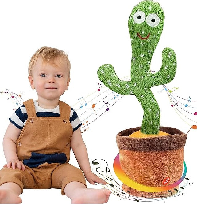 Toys Dancing Cactus Toy – Talking Cactus Toy for Boys and Girls – Volume Control Singing Cactus Toy– Singing, Dancing, Voice Recording Plush