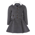 Grey Corduroy Baby Dress