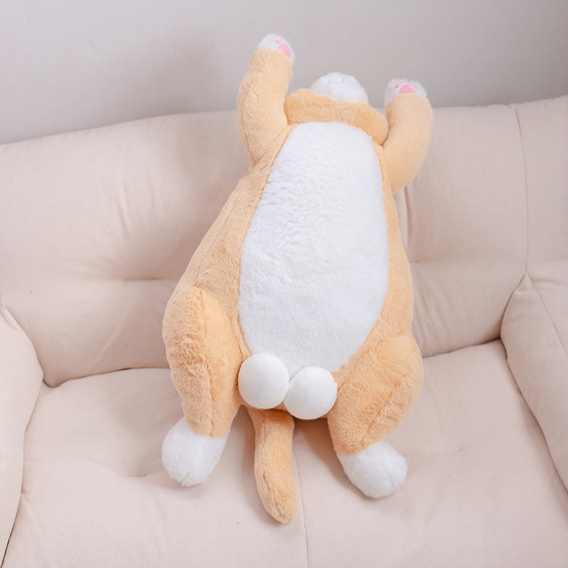 Lying Fat Cat Plush