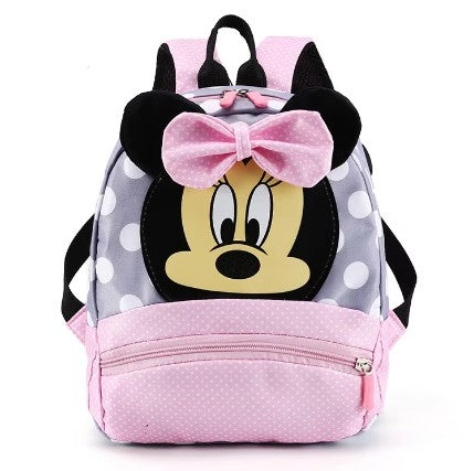 Disney Cartoon Backpack For Baby Boys Girls Minnie Mickey Mouse Children Lovely