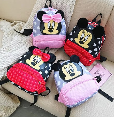 Disney Cartoon Backpack For Baby Boys Girls Minnie Mickey Mouse Children Lovely
