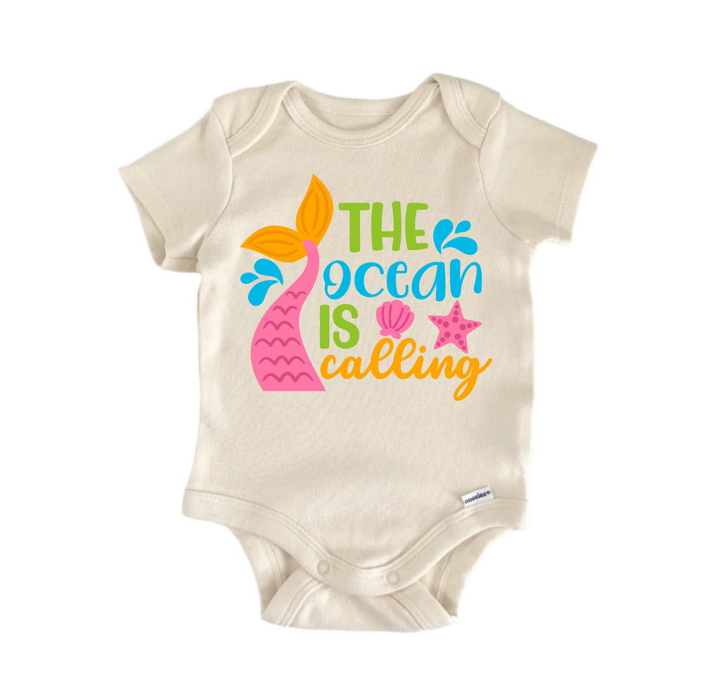 Ocean Calling Beach Summer - Baby Boy Girl Clothes Infant Bodysuit