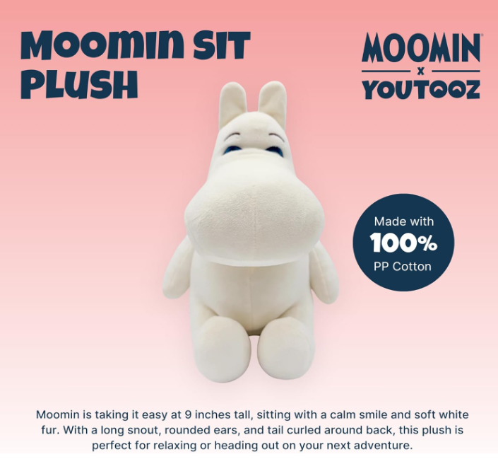 YouTooz Moomins Moomin 9" Plush