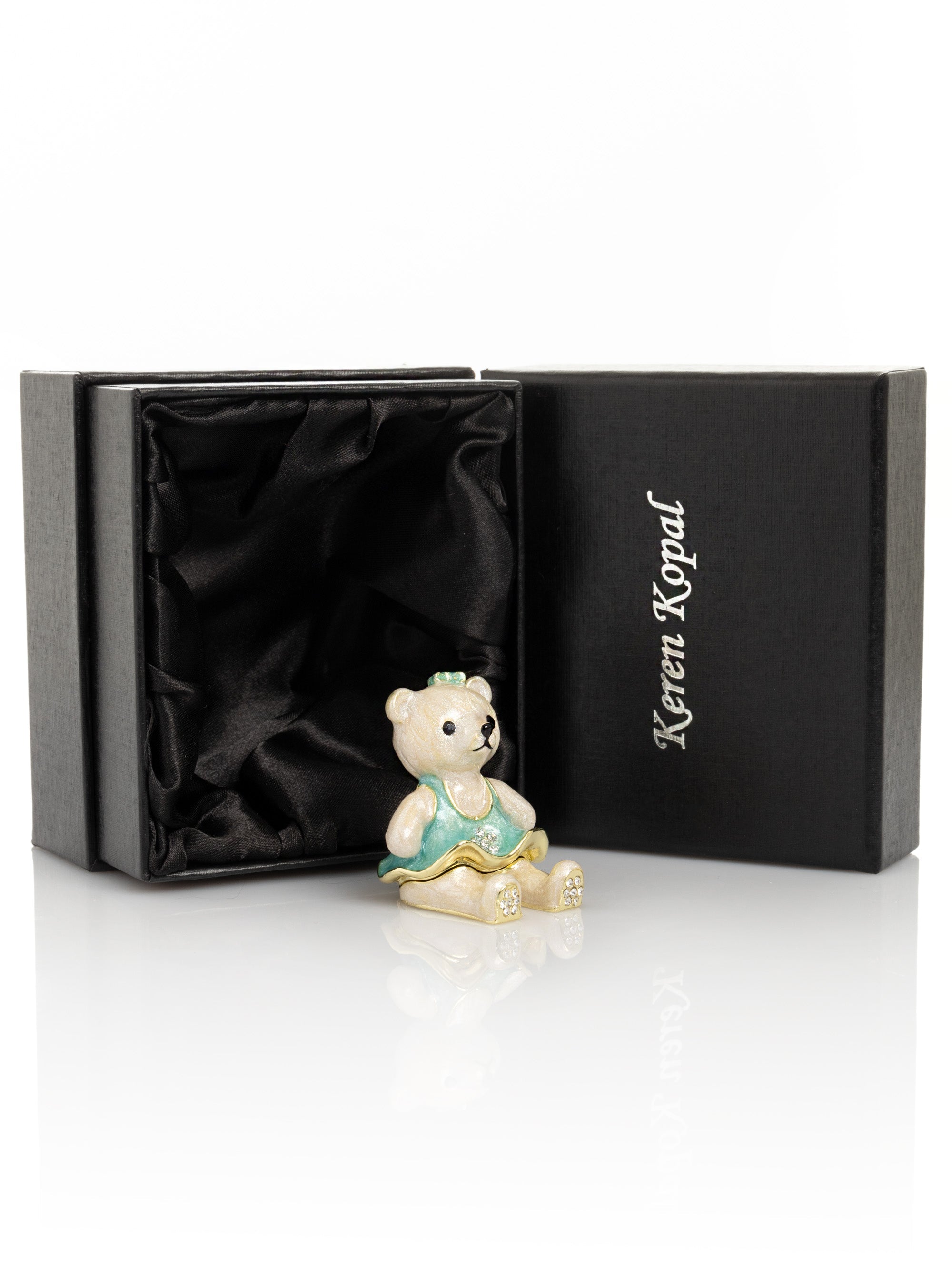 Teddy Bear with Turquoise Dress