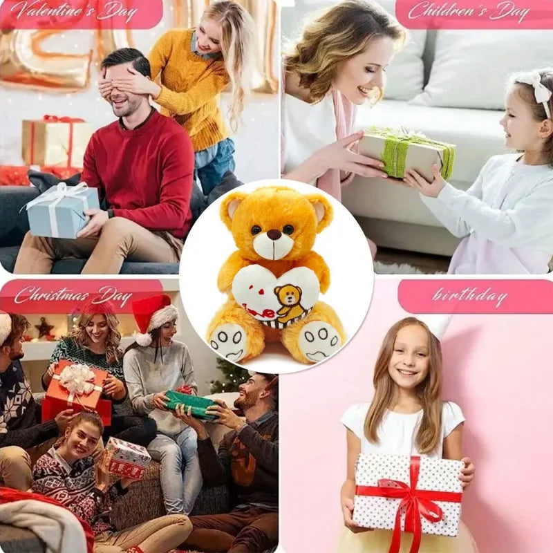 Teddy Bear Heart Plush