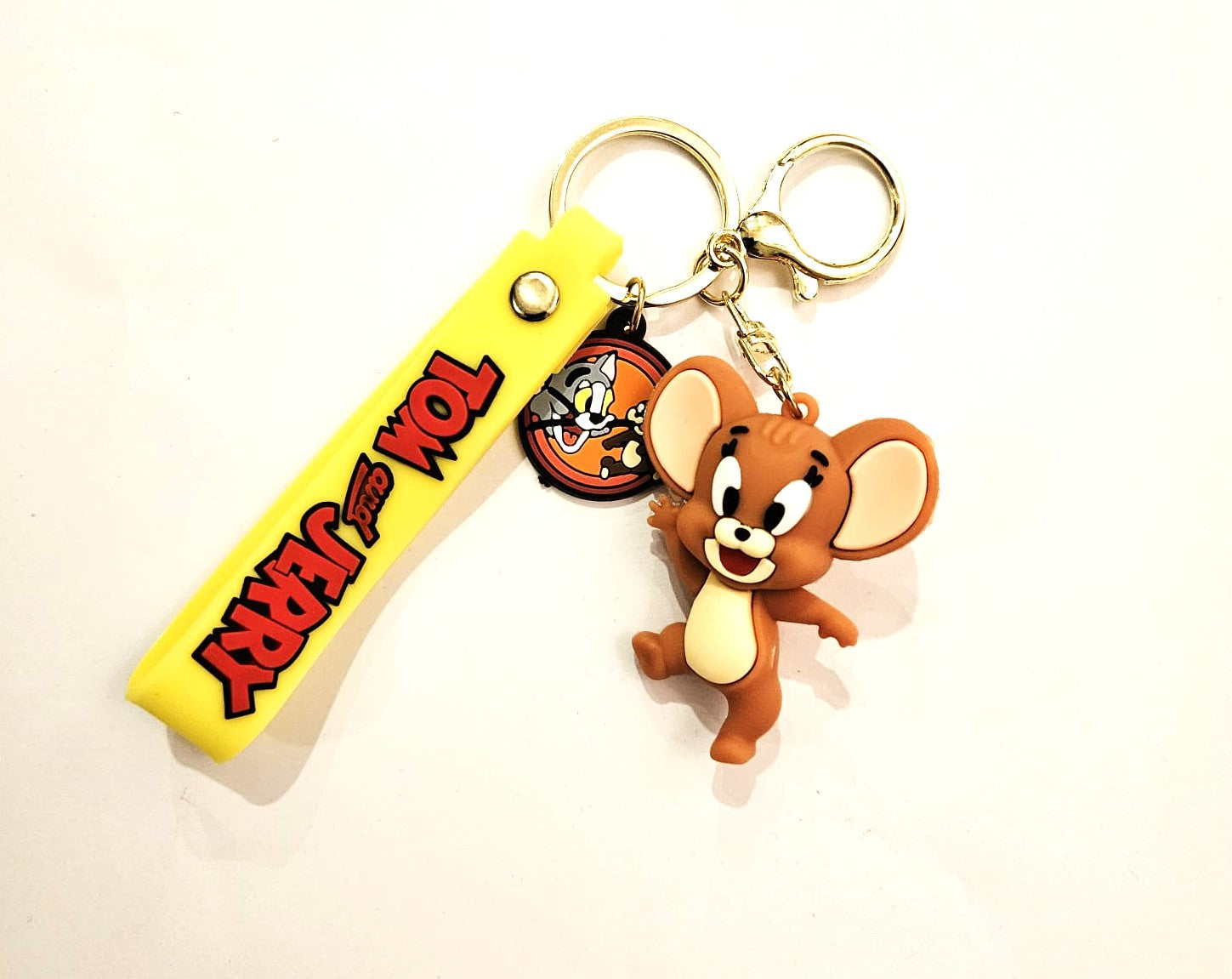 TOM & JERRY THEMED KEYRING KEYCHAIN VARIOUS DESIGNS CHOOSE