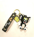 TOM & JERRY THEMED KEYRING KEYCHAIN VARIOUS DESIGNS CHOOSE