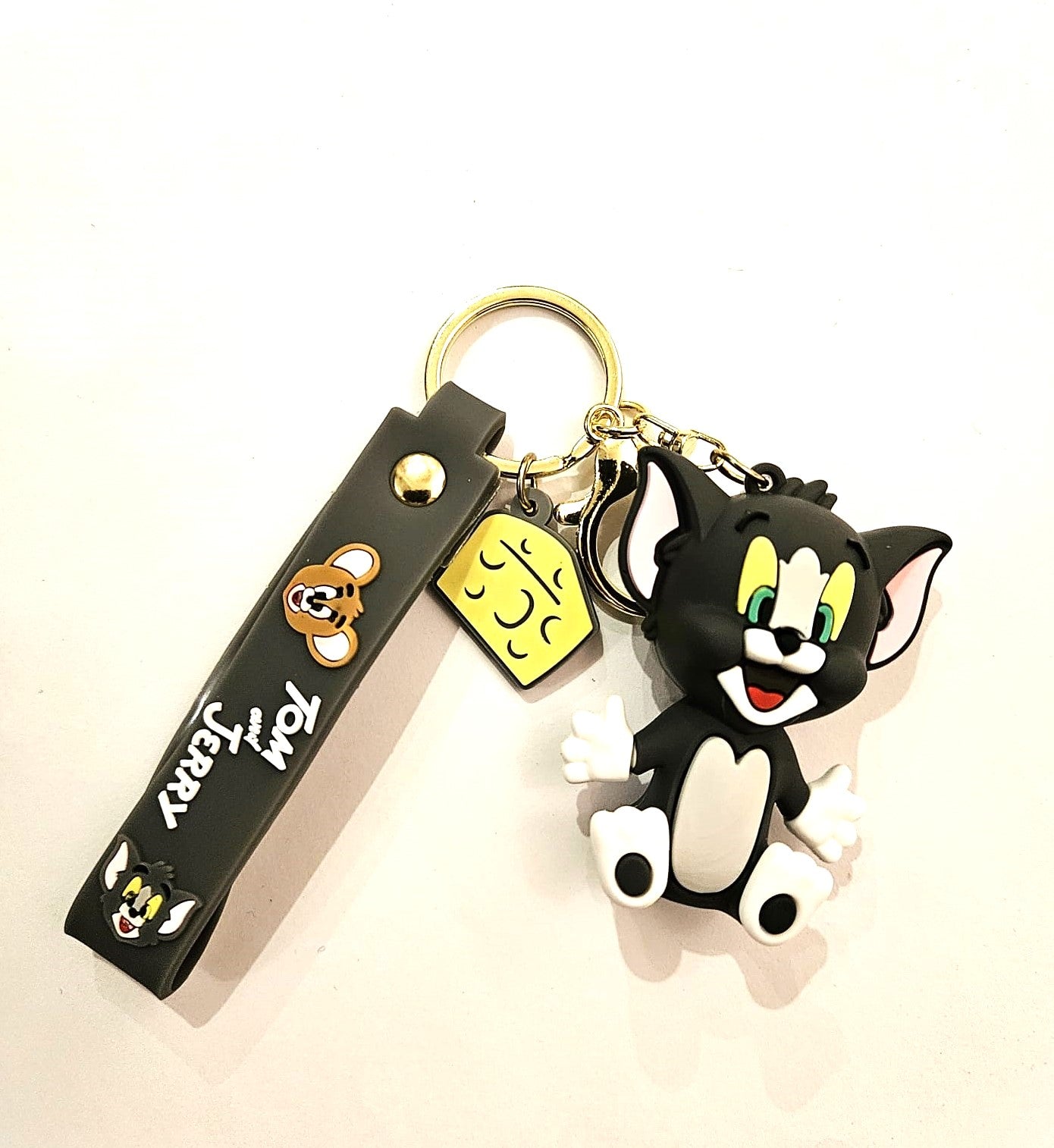 TOM & JERRY THEMED KEYRING KEYCHAIN VARIOUS DESIGNS CHOOSE