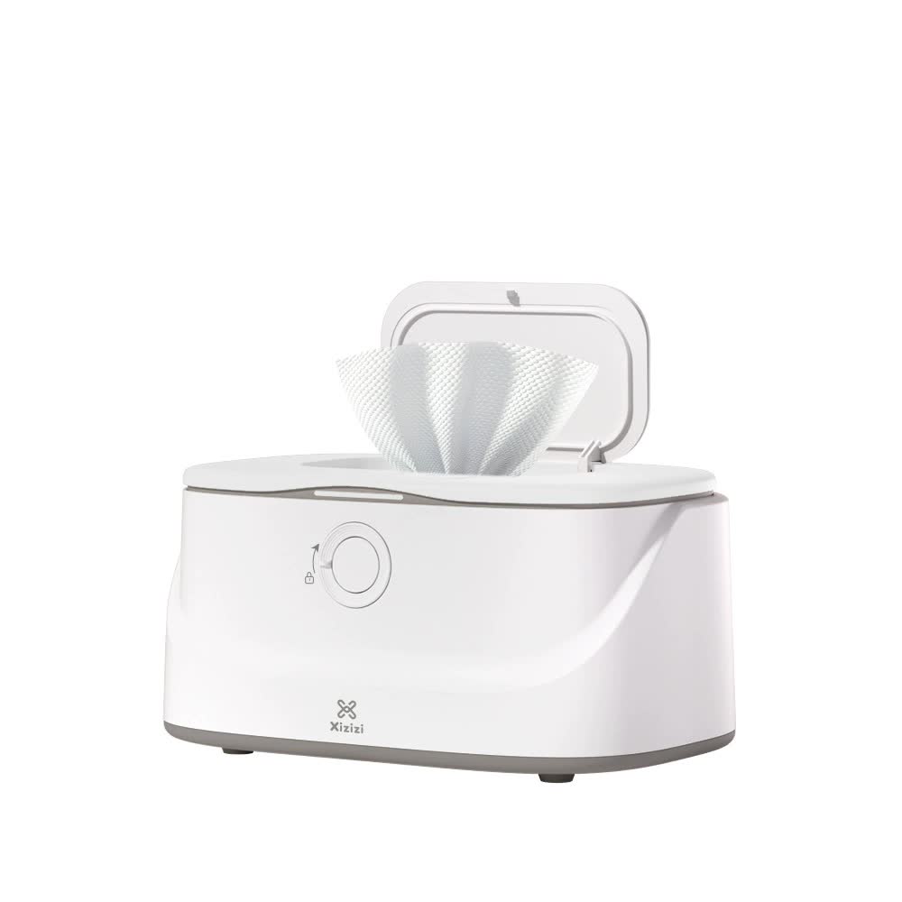 NNEDSZ White USB-Powered Baby Wet Wipes Warmer - Portable and Adjustable Heating