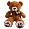 High Quality 100CM Teddy Bear With Scarf Stuffed Animals Bear Plush Toys Teddy Bear Doll Lovers Birthday Baby Gift