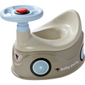 BIG Baby-Potty baba bili játék kormánnyal - Szürke