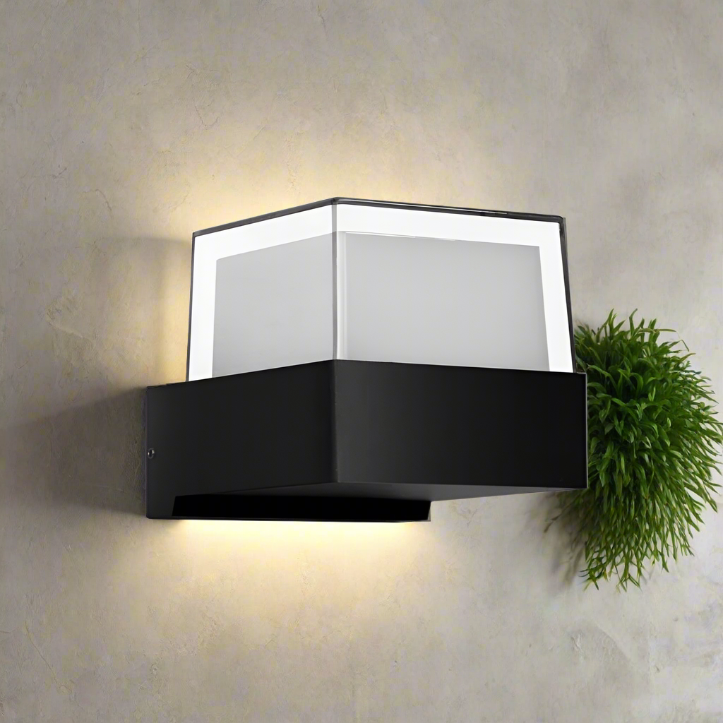 Modern 7W LED Wall Light Die-cast Aluminium Indoor Outdoor IP Rated~ 4496