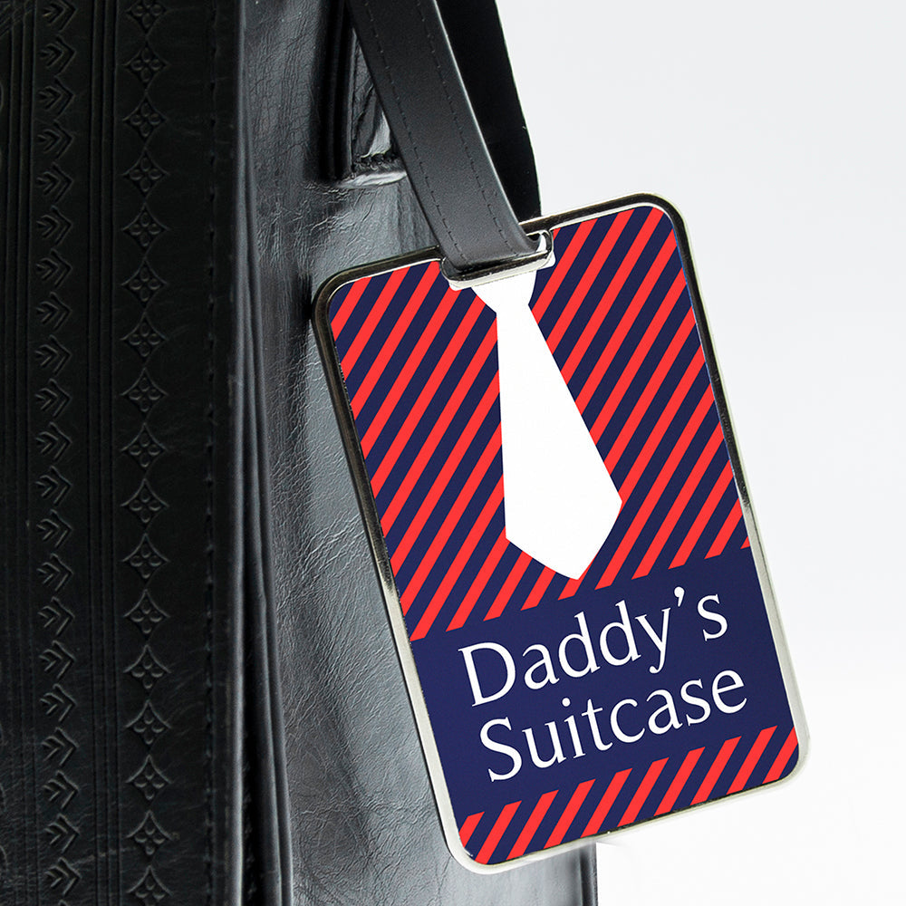 Personalised Gentlemen's Shirt And Tie Luggage Tag