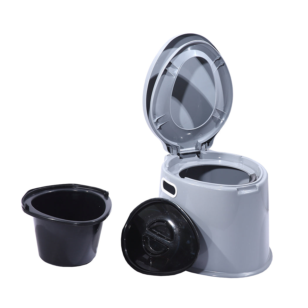 NNEIDS 6L Camping Toilet Outdoor Portable Potty