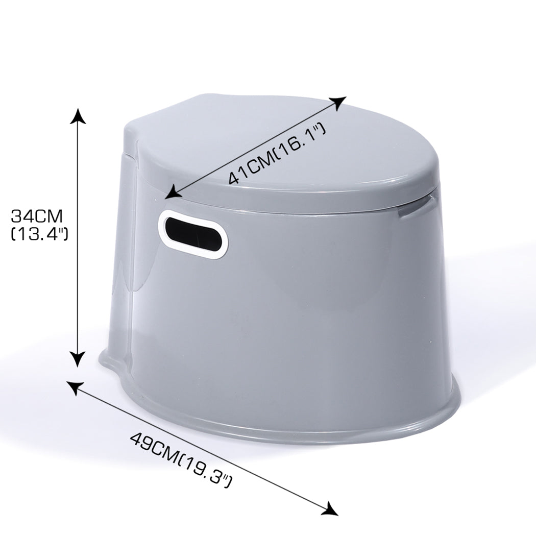 NNEIDS 6L Camping Toilet Outdoor Portable Potty
