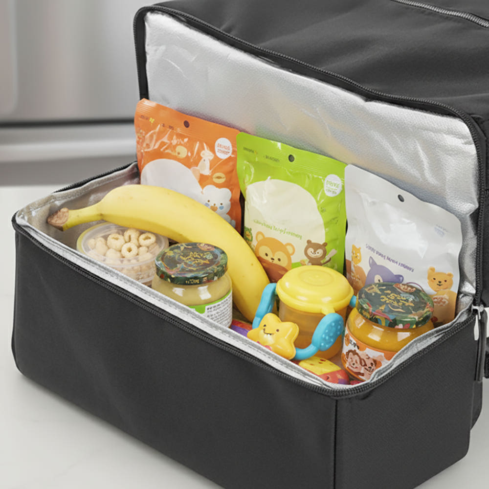Bebeseul 2-in-1 Insulated Baby Diaper Bag Backpack